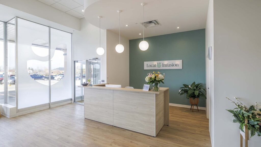 Reception front desk